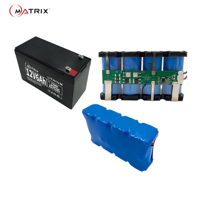 μπαταρία LiFEPO4 σιδήρου λίθιου 12V 6Ah