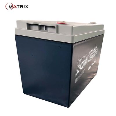 Ιονική μπαταρία 12v100ah LiFePO4 ηλιακής ενέργειας λίθιου με 2000 ζωή χρονικών κύκλων